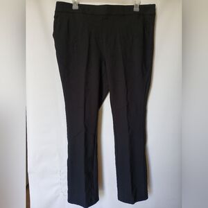 D & Co. Pull On Womens Size 1X Color Black Pants  QVC